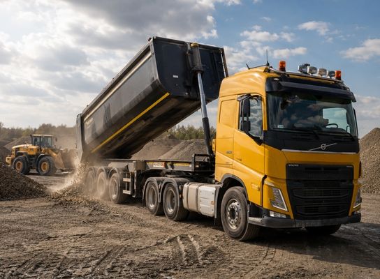 Profesionalny transport materiałów sypkich i kruszyw