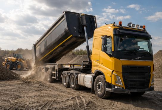 Profesionalny transport materiałów sypkich i kruszyw